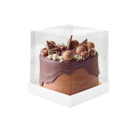 Caixa para mini Bolo com tampa de acetato