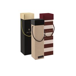 Caixa Vinho Com Alça Sortido Colorido