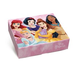 Caixa Retangular Tampa/Fundo New Heart Of Princess Colorido