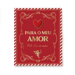 Cartão Para Biscoito História De Amor