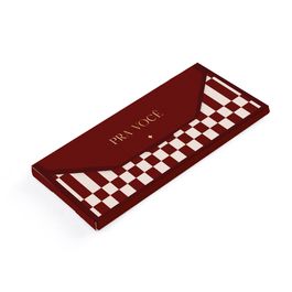 Doce Cartinha Para Barras De Chocolate Borgonha