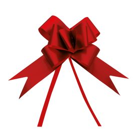 Laço Pronto Liso Acetinado Vermelho