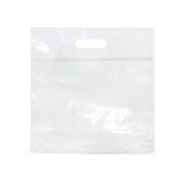 Sacola Laminada Com Ziper Incolor