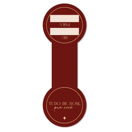 Lacre Para Sacola Borgonha Vinho