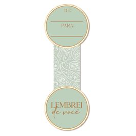 Lacre Para Sacola Boho Verde