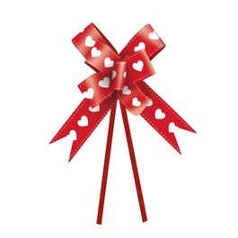 Laço Pronto Coração Vermelho