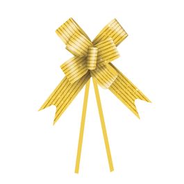 Laço Pronto Listrado Ouro