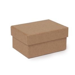 Mini Caixa Rígida  Kraft Pardo