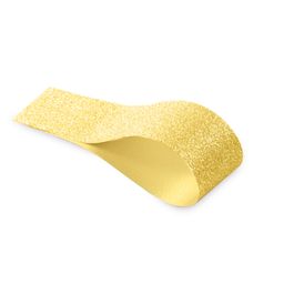 Fita Plástica Glitter Ouro