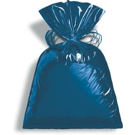 Saco Adesivado para Presente Metal Liso Classic Blue