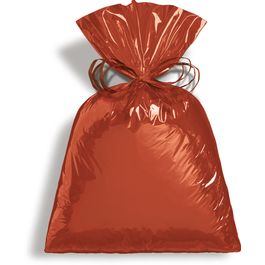 Saco para Presente Metal Liso Terracota