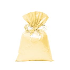 Saco Para Presente Perol Liso Amarelo Pastel