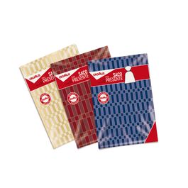 Saco Para Presente  Borgonha Sortido