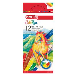 Giz pastel oleoso - 12 Cores