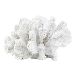 Decorativo Coral Resina Branco