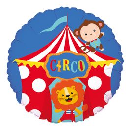 Metalizado Redondo Circo Colorido