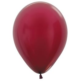 Látex Redondo Metal Sólido Liso Bordo