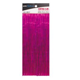 Cortina Slim Holográfico Rosa
