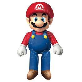 Metalizado Formato Especial Airwalker Super Mario Vermelho / Branco