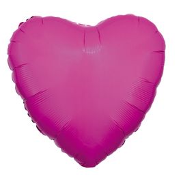 Metalizado Coração Liso Pink