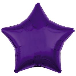 Metalizado Estrela Liso Roxo
