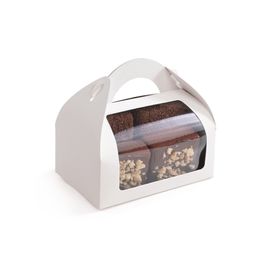 Maleta Redonda Com Visor Branco