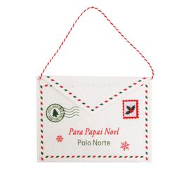 Bolsa De Feltro Com Alça Branco / Vermelho