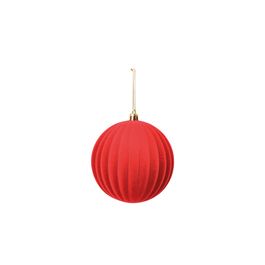 Enfeite Bola Veludo Vermelho