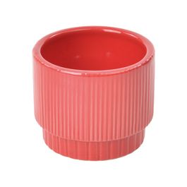 Vaso Trabalhado Vermelho