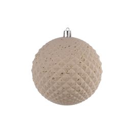 Enfeite Bola Com Detalhe Champagne