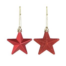 Enfeite Para Pendurar Estrela Vermelho