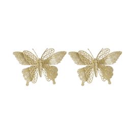 Enfeite Para Pendurar Borboleta Ouro