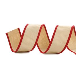 Fita Aramada Cru / Vermelho