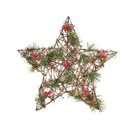 Estrela Decorativa Com Led Verde