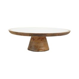 Decorativo De Mesa Suporte Branco / Marrom