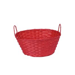 Cesta Com Alca Vermelho