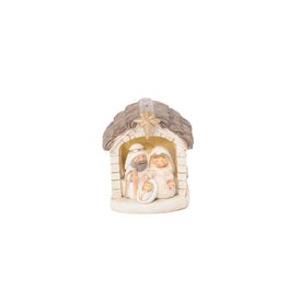 Sagrada Familia Com Led Bege / Branco