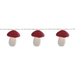Cordao Led a Pilha Decorativos Natalinos Vermelho