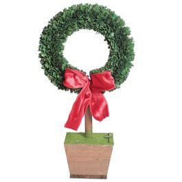 Mini Arvore De Natal Com Base Verde