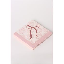Guardanapo Papel - Rosa Velho/ Bege