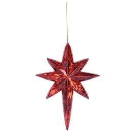 Enfeite Para Pendurar Estrela - Vermelho