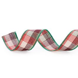 Fita Xadrez Vermelho/Verde