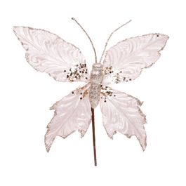 BORBOLETA DECORATIVA ROSA CLARO