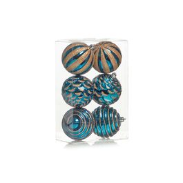 Bolas Sortidas Azul Turqueza/Ouro