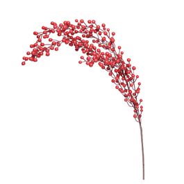 Galho Decorativo Longo Vermelho
