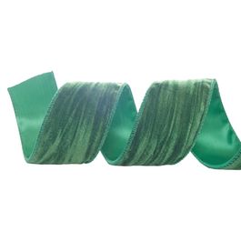 Fita Veludo Verde Esmeralda