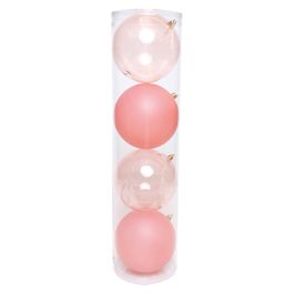 Bola Em Tubo Mista Rosa Claro / Incolor