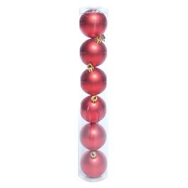 Bola Em Tubo Fosca Vermelho