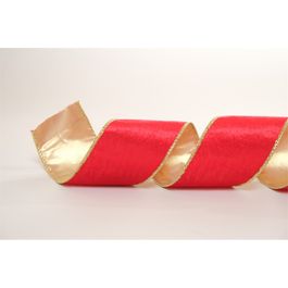 Fita Aramada Vermelho / Ouro