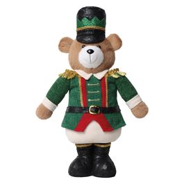 Urso Decorativo Com Chapéu - Colorido